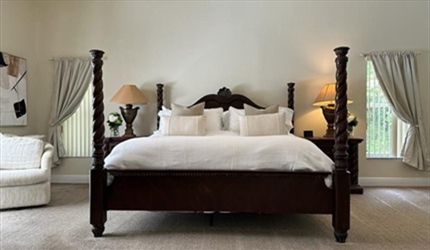 Master (Bedroom 1). Doral Woods Secluded Florida Villa Updated June 2023 in Doral Woods, Kissimmee, Orlando