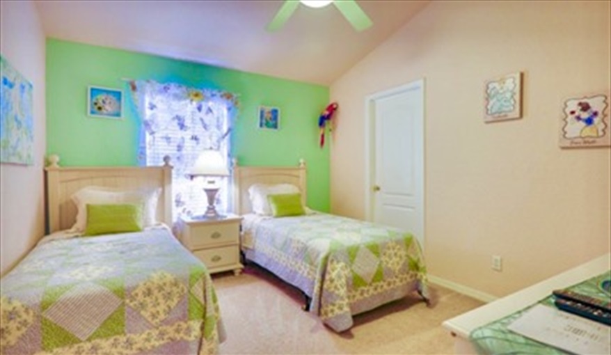Bedroom 5: Twin room. Ref 114. Modern family villa own pool, near Disney. Silver Creek in Silver Creek, Clermont, Orlando