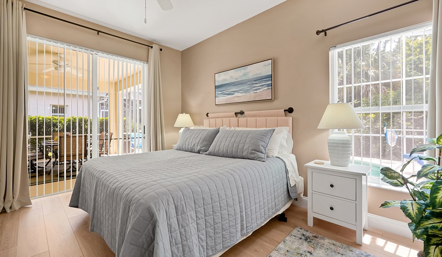Primary bedroom. CJS FLORIDA VILLA in Esprit, Davenport, Orlando