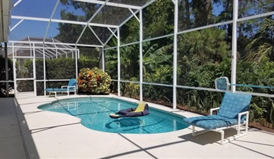 Pool and deck, completely private and not overlooked 
. CJS FLORIDA VILLA in Four Corners, Davenport, Orlando