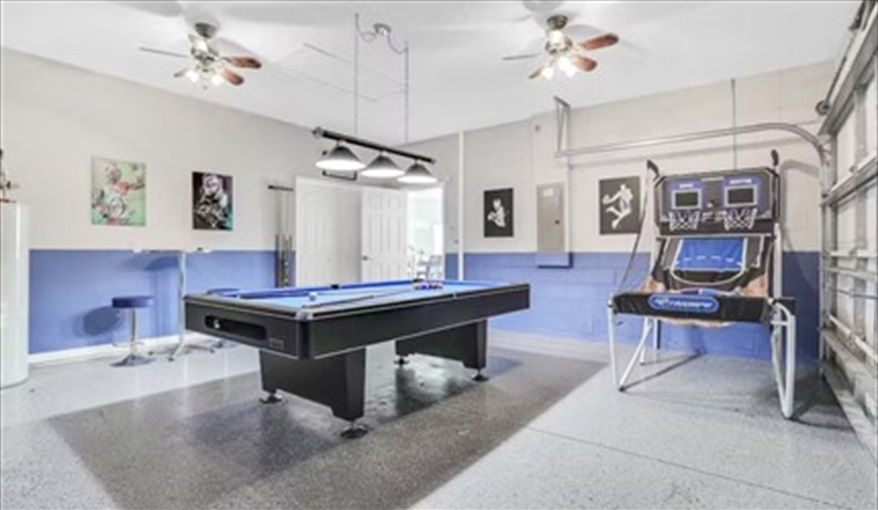 Games Room. Magic Memories Paradise Villa in Cumbrian Lakes, Kissimmee, Orlando