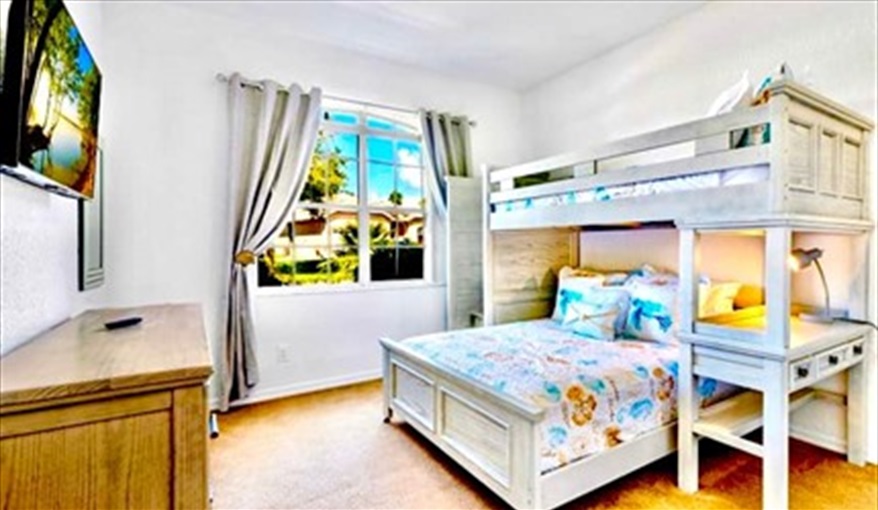 Bunk bed over double bed. Ref 89. Stunning Villa on Highlands Reserve golf course in Highlands Reserve, Davenport, Orlando