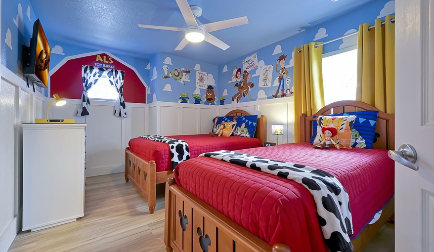 Toy Story Room. Sunshine Villa at Windsor Hills  in Windsor Hills Resort, Kissimmee, Orlando