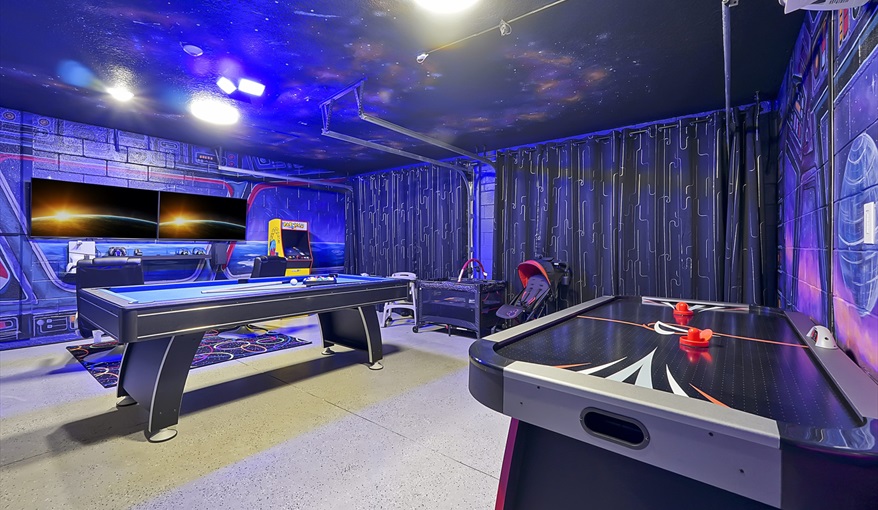 Game Room . Sunshine Villa at Windsor Hills  in Windsor Hills Resort, Kissimmee, Orlando