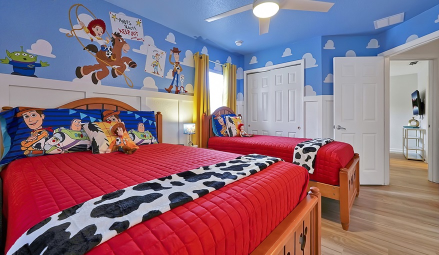 Toy Story Room. Sunshine Villa at Windsor Hills  in Windsor Hills Resort, Kissimmee, Orlando