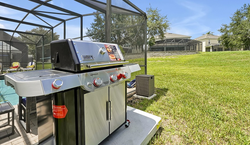 BBQ Grill . Sunshine Villa at Windsor Hills  in Windsor Hills Resort, Kissimmee, Orlando