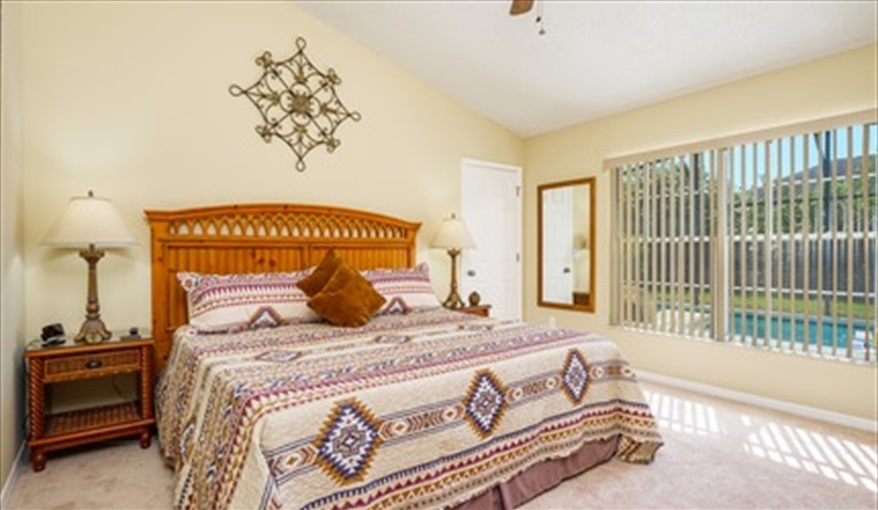 master bedroom. Heron's Rest in Sunridge Woods, Davenport, Orlando