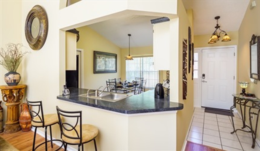 breakfast area. Heron's Rest in Sunridge Woods, Davenport, Orlando