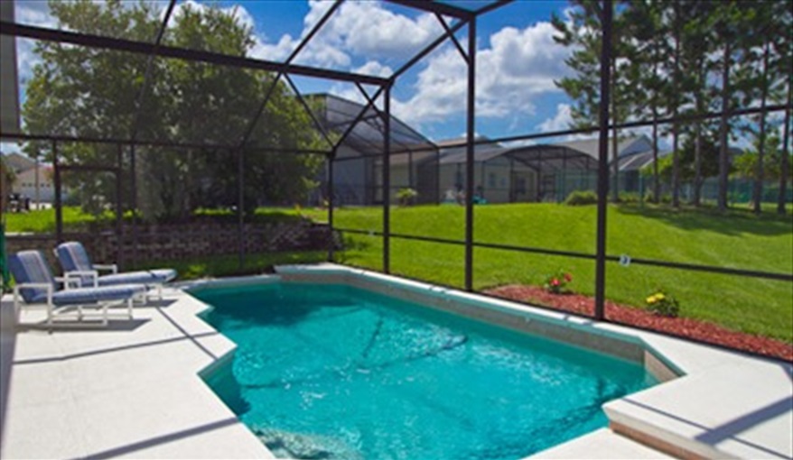Swimming pool area. Florida Dream Villa in Indian Creek, Kissimmee, Orlando