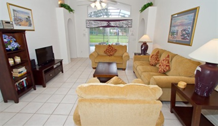 Family room. Florida Dream Villa in Indian Creek, Kissimmee, Orlando