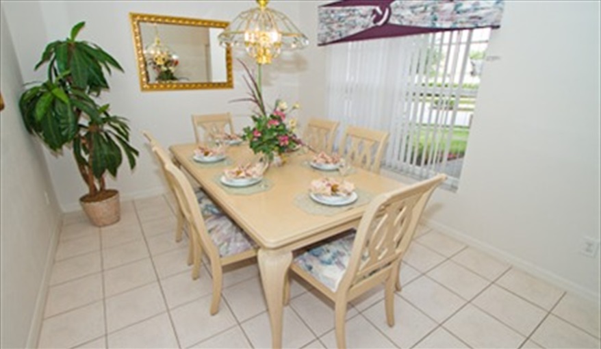 Formal Dining room. Florida Dream Villa in Indian Creek, Kissimmee, Orlando