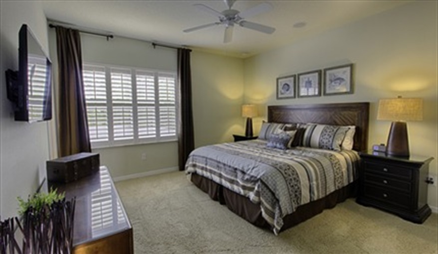 Master Bedroom 3. The Villa Watersong, Platinum Executive Home in Watersong, Davenport, Orlando
