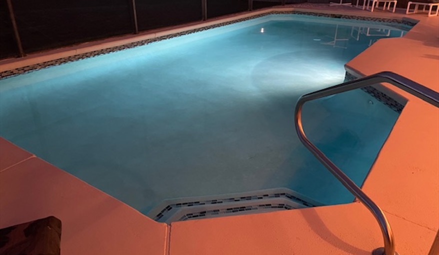Pool Lit Up. Ourfloridadream at Sunridge Woods, Davenport in Sunridge Woods, Davenport, Orlando
