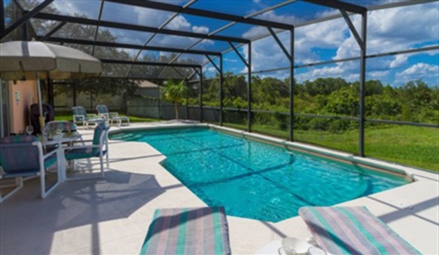 180 degree views of conservation area. Ourfloridadream at Sunridge Woods, Davenport in Sunridge Woods, Davenport, Orlando