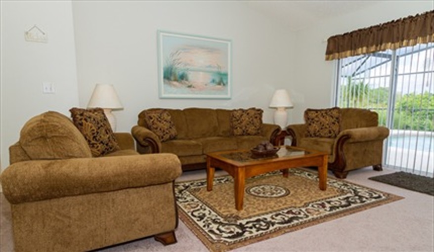 Plenty of comfortable seating. Ourfloridadream at Sunridge Woods, Davenport in Sunridge Woods, Davenport, Orlando