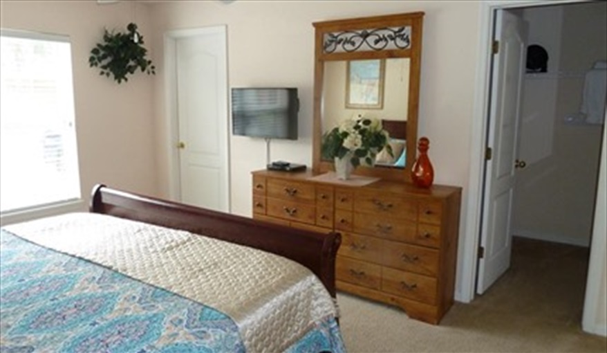 King Master Room. Pluto's Palace Florida Villa in Sandy Ridge, Davenport, Orlando