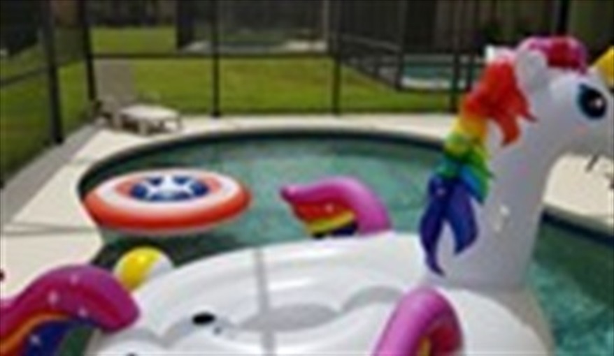 Pool. Pluto's Palace Florida Villa in Sandy Ridge, Davenport, Orlando
