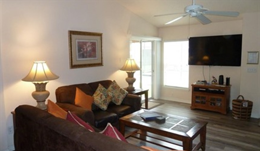 Family Room. Pluto's Palace Florida Villa in Sandy Ridge, Davenport, Orlando