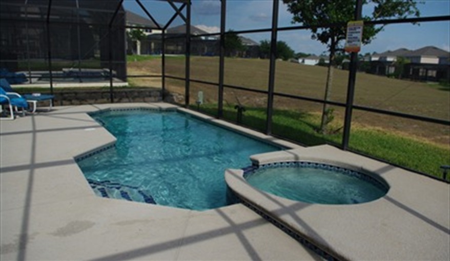 pool and spa. Doorway to Disney in Emerald Island Resort, Kissimmee, Orlando