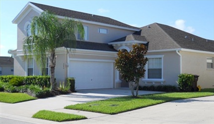 Villa Front view 2. Florida Palms (Trip Advisor Travelers Choice Award 2020) in Calabay Parc at Tower Lake, Haines City, Orlando