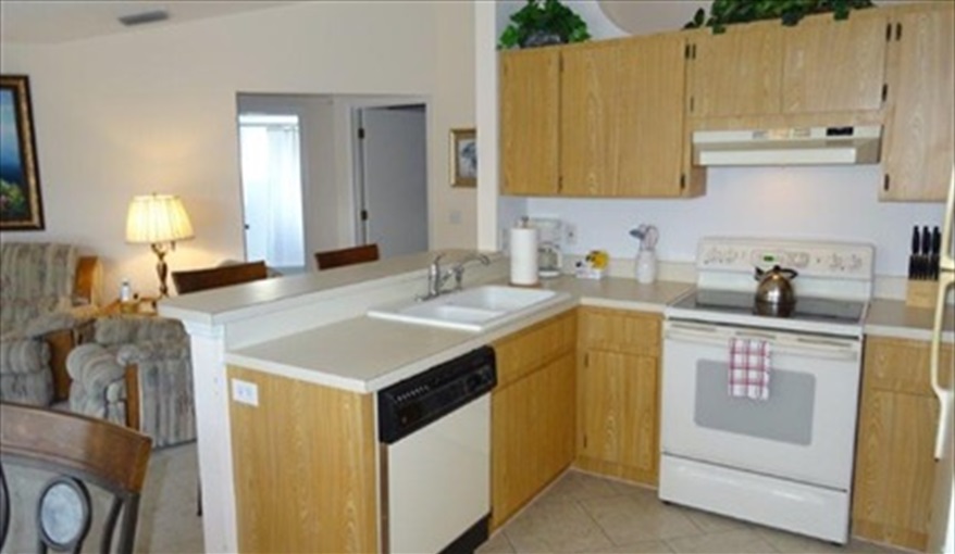 Kitchen. Deer Creek Villa Close To SeaWorld in Deer Creek Village, Orlando, Orlando