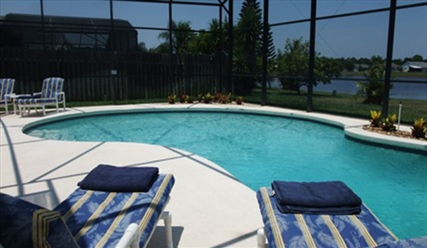 Pool Area. Deer Creek Villa Close To SeaWorld in Deer Creek Village, Orlando, Orlando