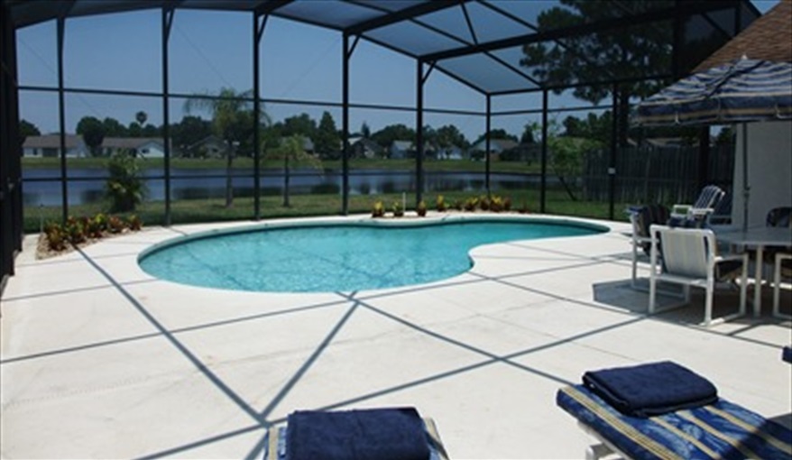 Pool Area. Deer Creek Villa Close To SeaWorld in Deer Creek Village, Orlando, Orlando