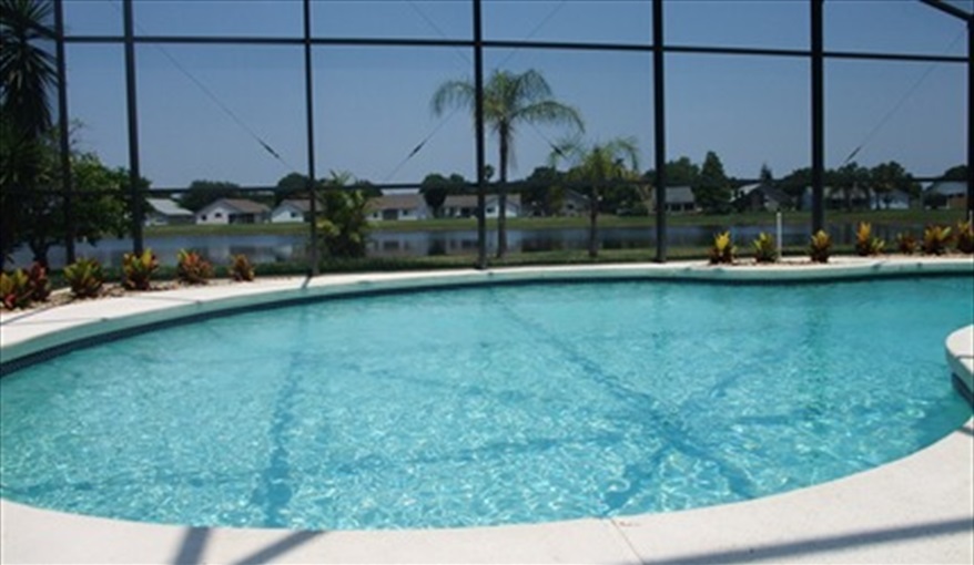 A view across the lake. Deer Creek Villa Close To SeaWorld in Deer Creek Village, Orlando, Orlando