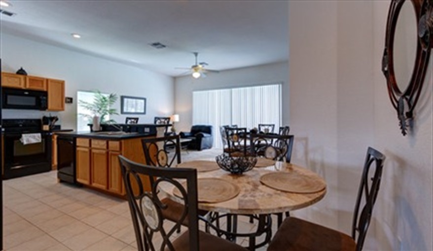 Breakfast Table & Kitchen view. Magic@Marbella (Trip Advisor Travelers Choice Award 2020) in Marbella, Davenport, Orlando