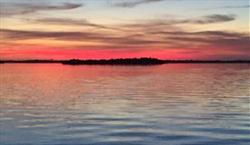 Sunset over Captiva. Villa Sea Shells With 23ft Boat in Cape Coral, Gulf Coast