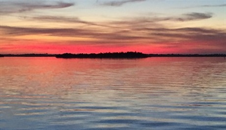 Sunset over Captiva. Villa Sea Shells With 23ft Boat in Cape Coral, Gulf Coast