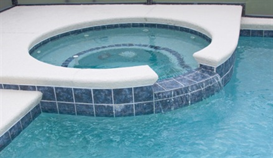The spa is the perfect place to unwind and relax & is Illuminated in the evening. Leila's Sunrise - 7 Bedroom Deluxe Villa with Pool in Emerald Island Resort, Kissimmee, Orlando