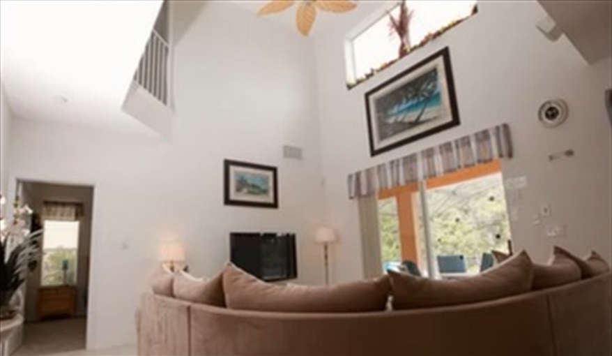 as well as a vaulted ceiling with a large comfy corner sofa and large flat screen TV enjoy looking o. Cal-Cierra Retreat - 7 Bedroom Deluxe Villa with Pool in Emerald Island Resort, Kissimmee, Orlando