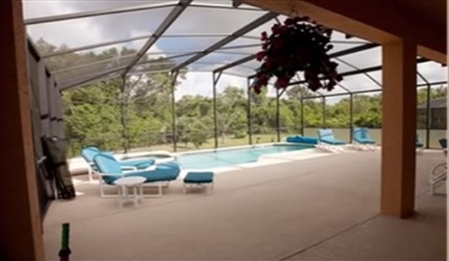 relax & enjoy the views, the peace & tranquility of the conservation area behind. Cal-Cierra Retreat - 7 Bedroom Deluxe Villa with Pool in Emerald Island Resort, Kissimmee, Orlando