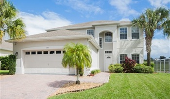 Villa Front. Golf View Villa Highlands Reserve in Highlands Reserve, Davenport, Orlando