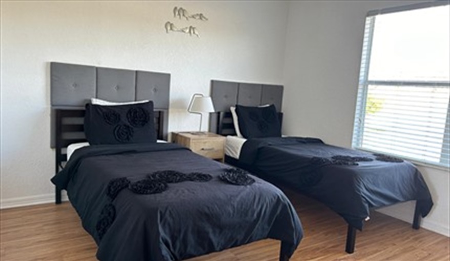 Twin Bedroom. Golf View Villa Highlands Reserve in Highlands Reserve, Davenport, Orlando