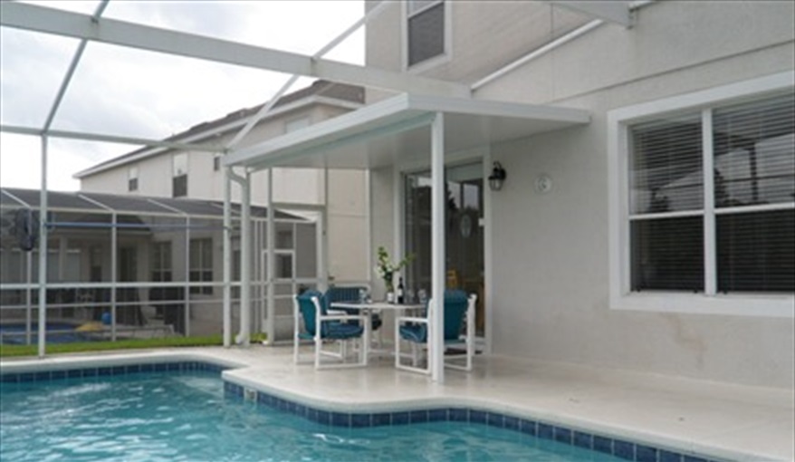 New Patio Shade. Golf View Villa Highlands Reserve in Highlands Reserve, Davenport, Orlando