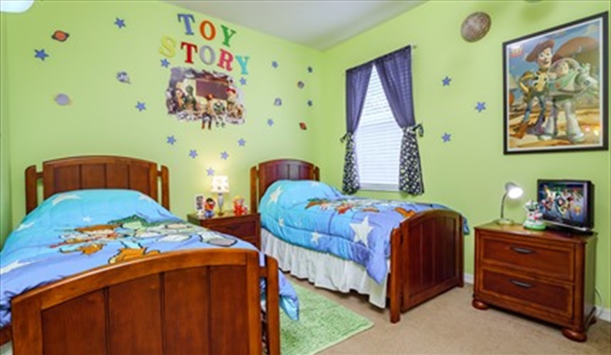 Toy Story room. Los Margarita  - 5 STAR Executive Villa in Calabay Parc at Tower Lake, Haines City, Orlando