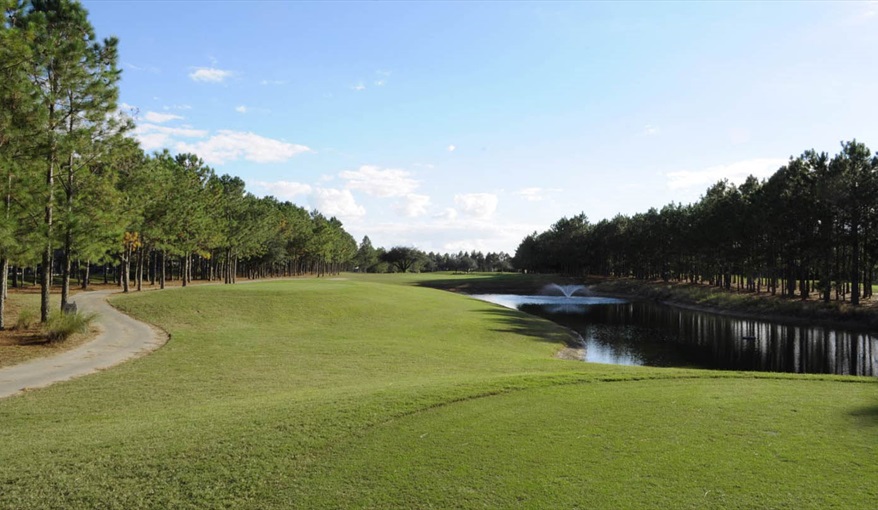 Golf course club house 400 metres from the home. Only You Florida Villa. Highlands Reserve Golf Community former showhome with HUGE master suite and gamesroom in Highlands Reserve, Davenport, Orlando