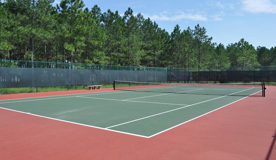 Community tennis court. Only You Florida Villa. Highlands Reserve Golf Community former showhome with HUGE master suite and gamesroom in Highlands Reserve, Davenport, Orlando