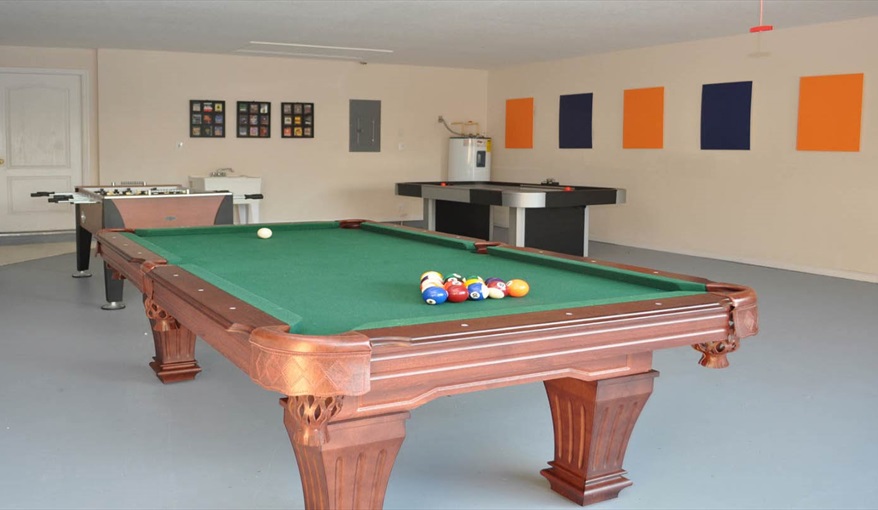 Enormous double size games room. Only You Florida Villa. Highlands Reserve Golf Community former showhome with HUGE master suite and gamesroom in Highlands Reserve, Davenport, Orlando