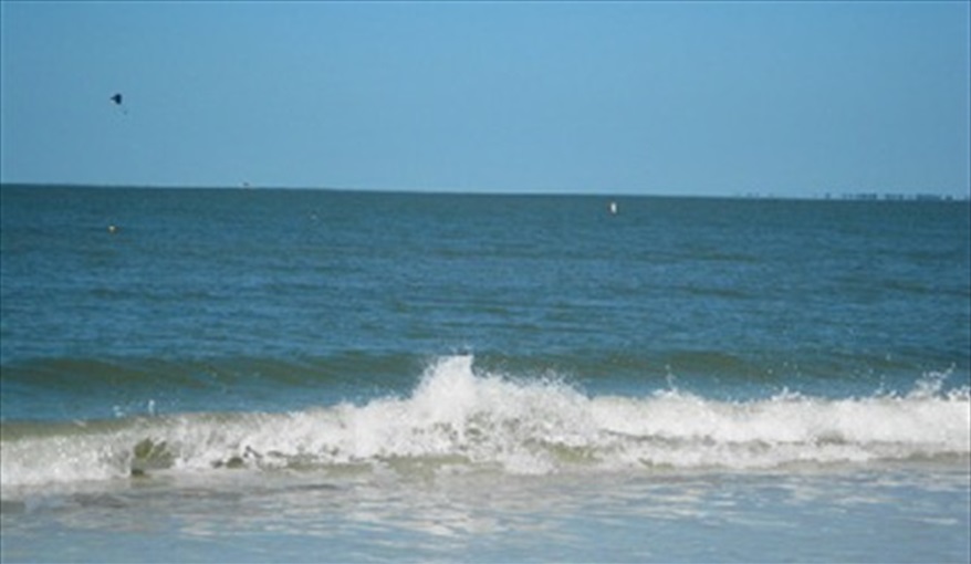 Fort Myers Beach shelves quite lightly and so the sea is ideal for small children and WARM.. Island Villa with 33 Foot Infinity Pool, Dock, Dolphin Visits in Fort Myers Beach, Fort Myers, Gulf Coast