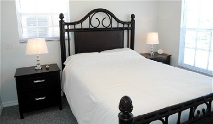 Bedroom 2. American Queensize. Large wall mounted flatscreen HD TV with cable included.. Island Villa with 33 Foot Infinity Pool, Dock, Dolphin Visits in Fort Myers Beach, Fort Myers, Gulf Coast
