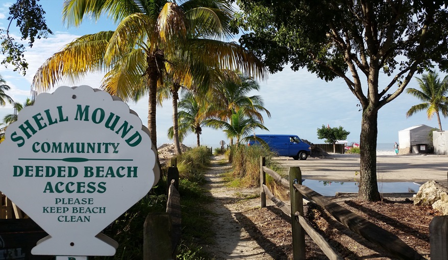 Access to the beach is directly across the street.. Island Villa with 33 Foot Infinity Pool, Dock, Dolphin Visits in Fort Myers Beach, Fort Myers, Gulf Coast
