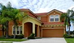 Ref 121. Villa with lake view, pool and spa. Crescent Lakes,  Near Disney